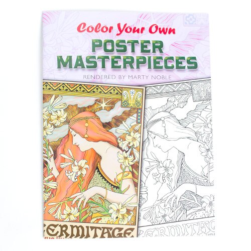 Dover, Coloring Books, Home & Auto, Poster Masterpieces, 3901